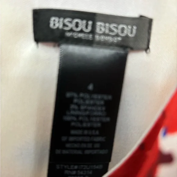 Floral bodycon dress pretty colors great state - Picture 2 of 3